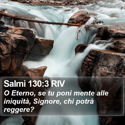 Salmi 130:3 RIV Bible Verse Image