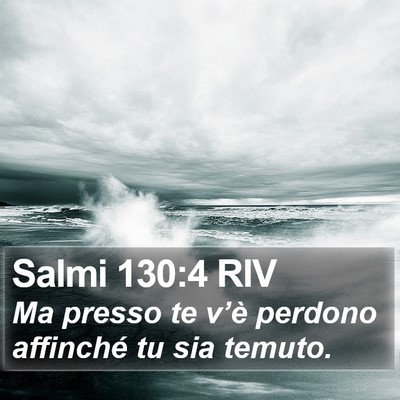 Salmi 130:4 RIV Bible Verse Image
