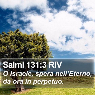Salmi 131:3 RIV Bible Verse Image