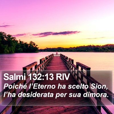 Salmi 132:13 RIV Bible Verse Image