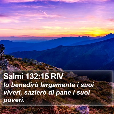 Salmi 132:15 RIV Bible Verse Image