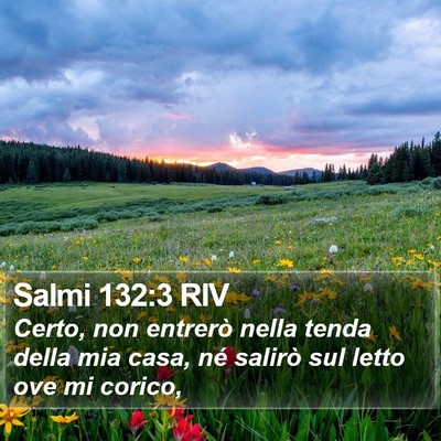 Salmi 132:3 RIV Bible Verse Image