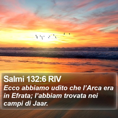 Salmi 132:6 RIV Bible Verse Image