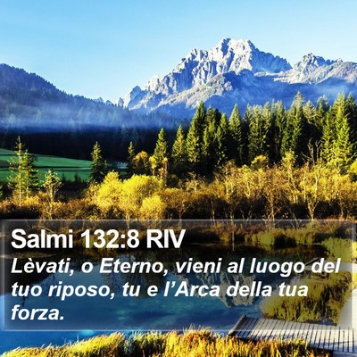 Salmi 132:8 RIV Bible Verse Image
