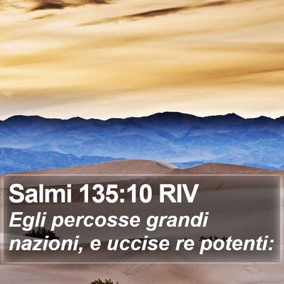 Salmi 135:10 RIV Bible Verse Image