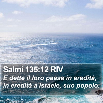 Salmi 135:12 RIV Bible Verse Image