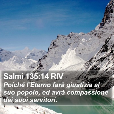 Salmi 135:14 RIV Bible Verse Image