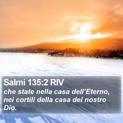 Salmi 135:2 RIV Bible Verse Image