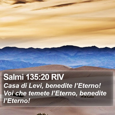Salmi 135:20 RIV Bible Verse Image