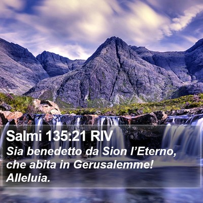 Salmi 135:21 RIV Bible Verse Image