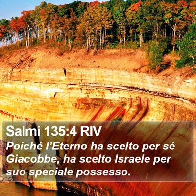 Salmi 135:4 RIV Bible Verse Image