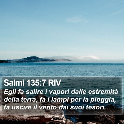 Salmi 135:7 RIV Bible Verse Image