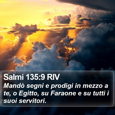 Salmi 135:9 RIV Bible Verse Image