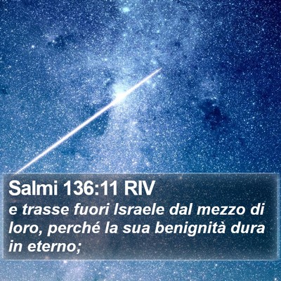 Salmi 136:11 RIV Bible Verse Image