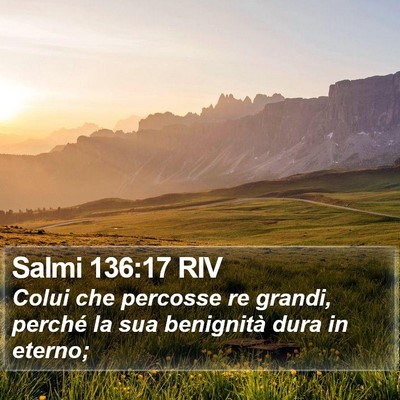 Salmi 136:17 RIV Bible Verse Image