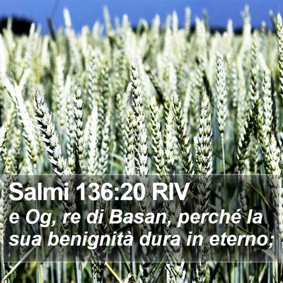 Salmi 136:20 RIV Bible Verse Image