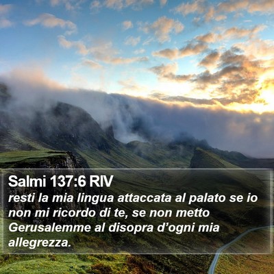 Salmi 137:6 RIV Bible Verse Image