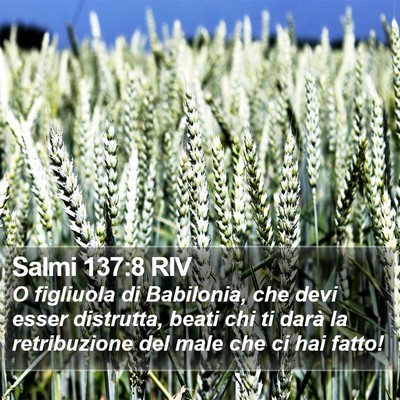 Salmi 137:8 RIV Bible Verse Image