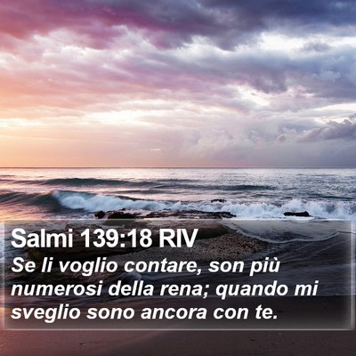Salmi 139:18 RIV Bible Verse Image
