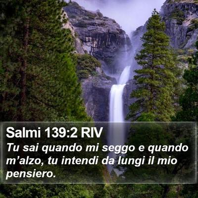 Salmi 139:2 RIV Bible Verse Image