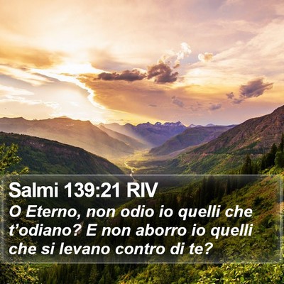 Salmi 139:21 RIV Bible Verse Image