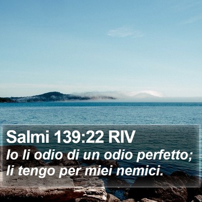 Salmi 139:22 RIV Bible Verse Image