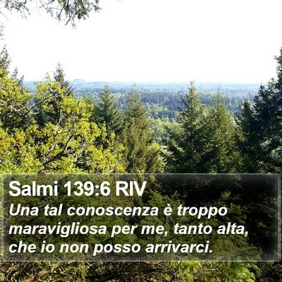 Salmi 139:6 RIV Bible Verse Image