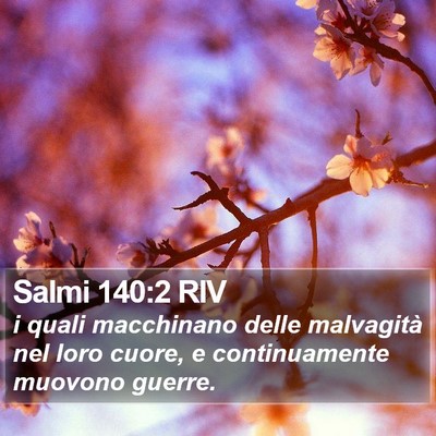 Salmi 140:2 RIV Bible Verse Image