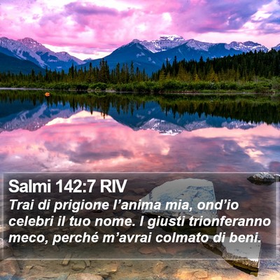 Salmi 142:7 RIV Bible Verse Image