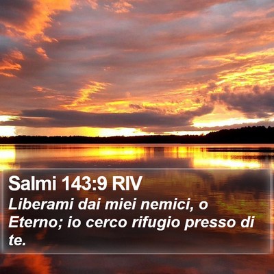 Salmi 143:9 RIV Bible Verse Image