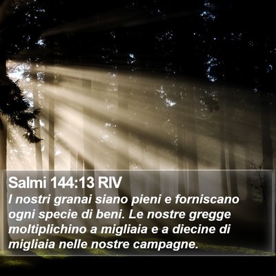 Salmi 144:13 RIV Bible Verse Image