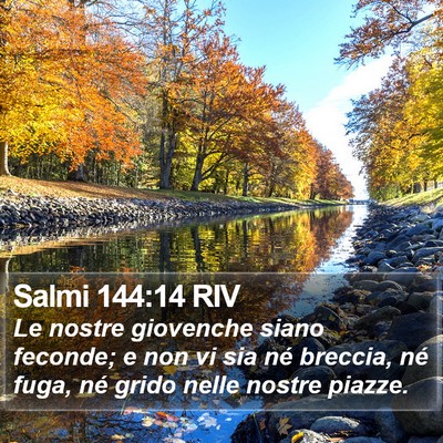 Salmi 144:14 RIV Bible Verse Image