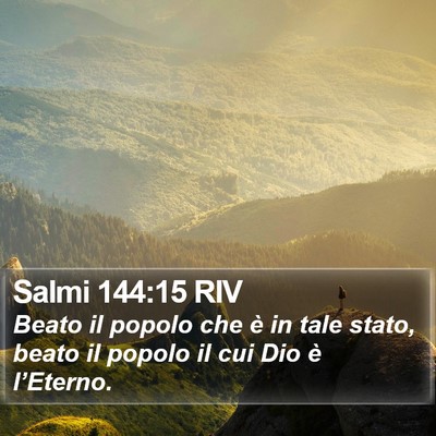 Salmi 144:15 RIV Bible Verse Image