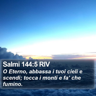 Salmi 144:5 RIV Bible Verse Image