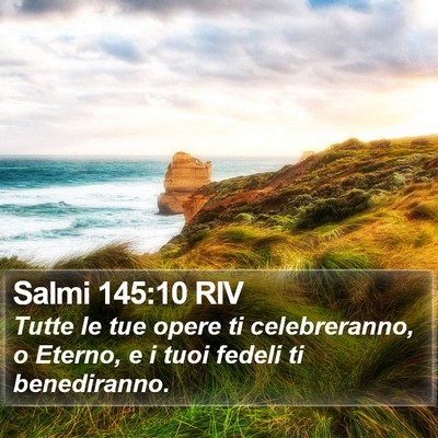 Salmi 145:10 RIV Bible Verse Image