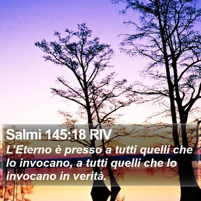 Salmi 145:18 RIV Bible Verse Image