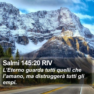 Salmi 145:20 RIV Bible Verse Image