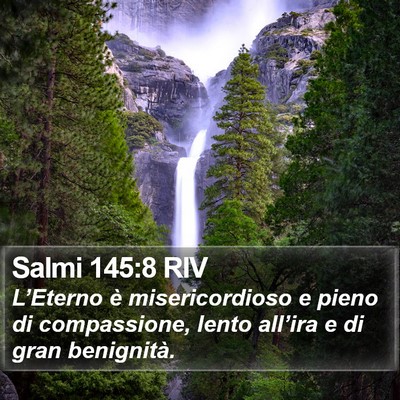 Salmi 145:8 RIV Bible Verse Image