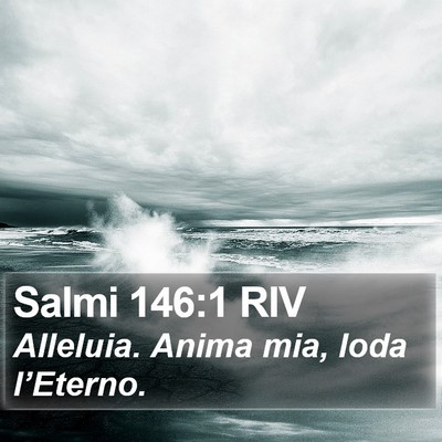 Salmi 146:1 RIV Bible Verse Image