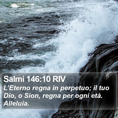 Salmi 146:10 RIV Bible Verse Image
