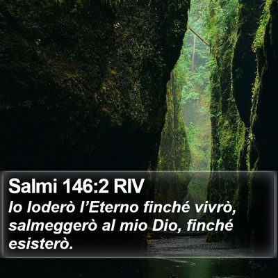 Salmi 146:2 RIV Bible Verse Image