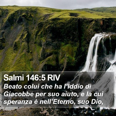 Salmi 146:5 RIV Bible Verse Image