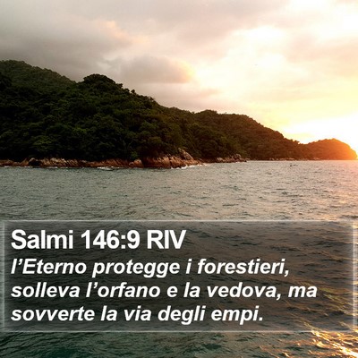 Salmi 146:9 RIV Bible Verse Image