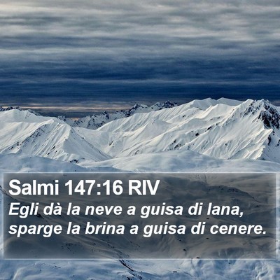 Salmi 147:16 RIV Bible Verse Image