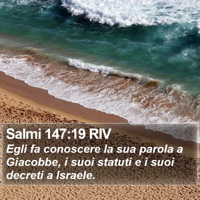 Salmi 147:19 RIV Bible Verse Image