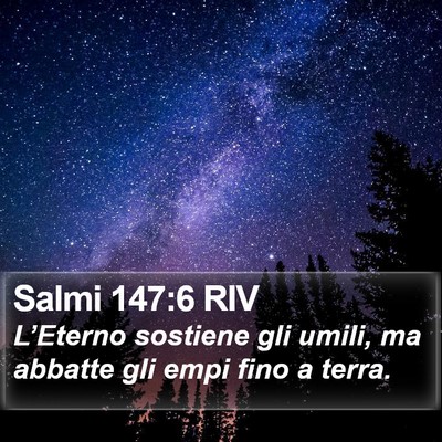 Salmi 147:6 RIV Bible Verse Image