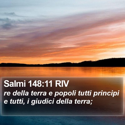 Salmi 148:11 RIV Bible Verse Image