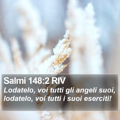 Salmi 148:2 RIV Bible Verse Image