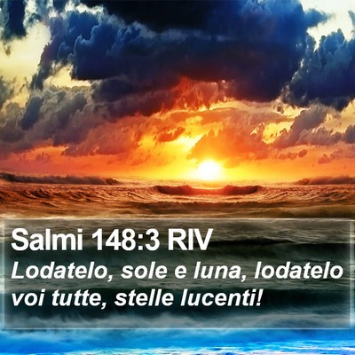Salmi 148:3 RIV Bible Verse Image
