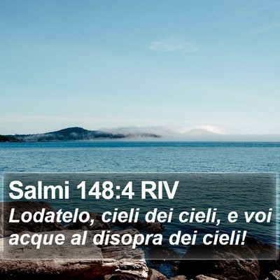 Salmi 148:4 RIV Bible Verse Image